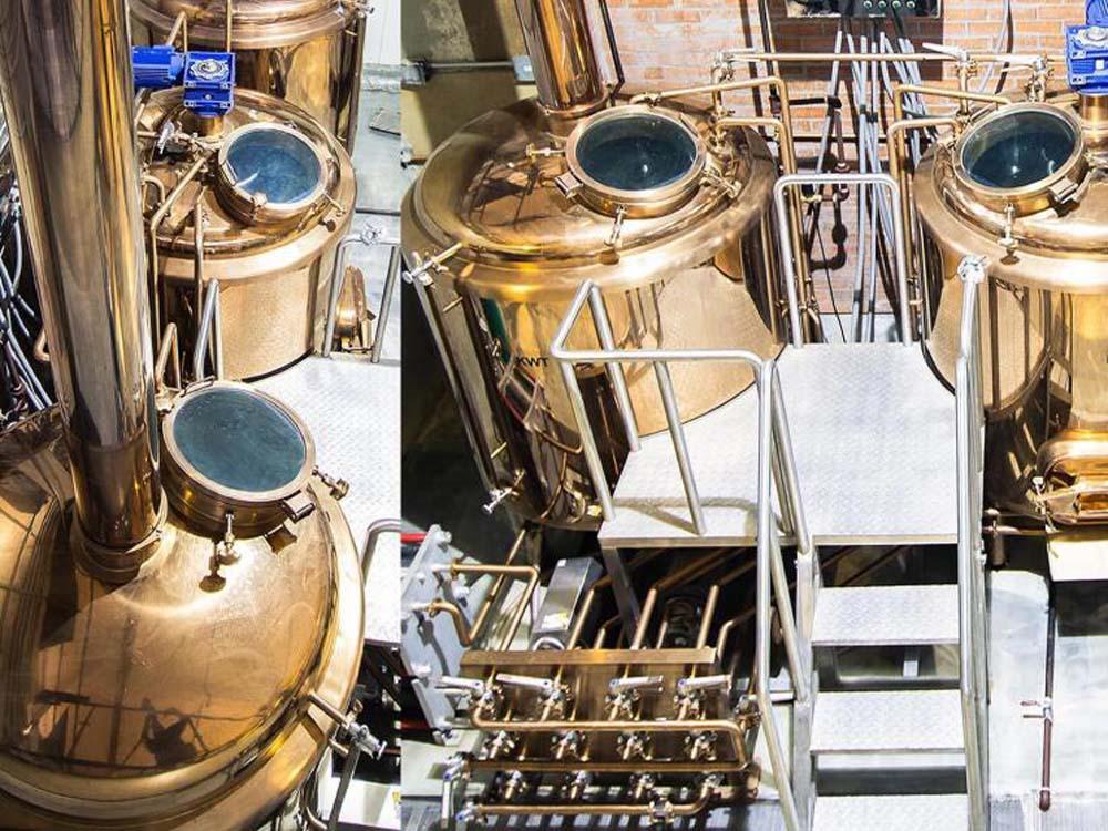 1500L Copper brewhouse